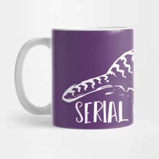 Serial Chiller - funny cute lazy sleepy cat cool Mug